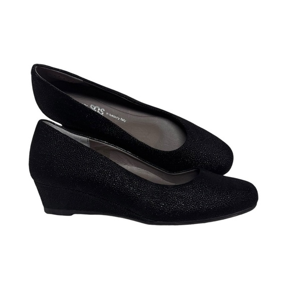 SAS Sofia wedge pump shoes in good condition size 8N - Picture 3 of 7